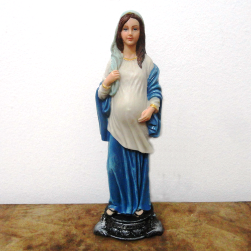 Imagem de Nossa Senhora do Ó em Resina - Nossa Senhora Grávida - 20 cm