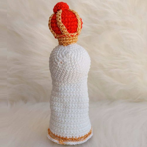 Amigurumi Nossa Senhora de Fátima de Crochê - 22 cm