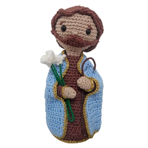 Amigurumi São José de Crochê - 20 cm