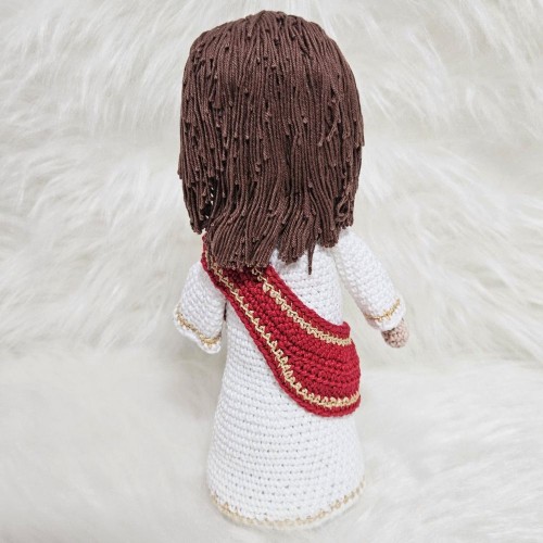 Amigurumi Jesus de Crochê - 27 cm