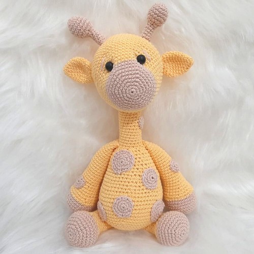 Amigurumi Girafa De Crochê - 30 Cm