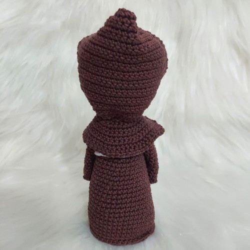 Amigurumi São Francisco de Crochê - 22 cm