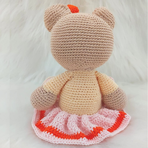 Amigurumi Urso de Crochê - 30 cm