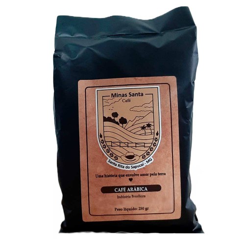 Café Especial Mundo Novo Moído 100% Arábica 250g - Minas Santa Café