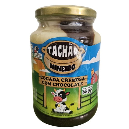 Cocada Cremosa com Chocolate 680g - Tachão Mineiro