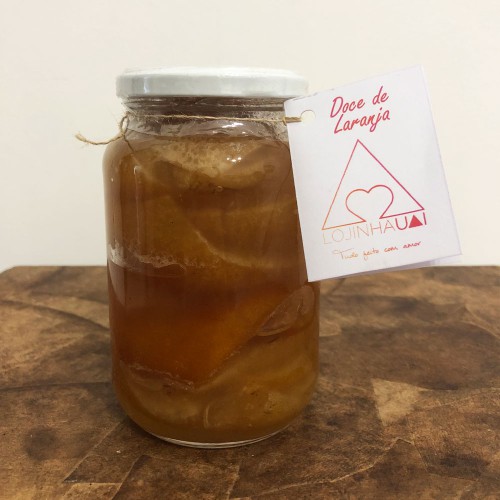 Compota de Doce de Laranja Caseiro 700g - Lojinha Uai