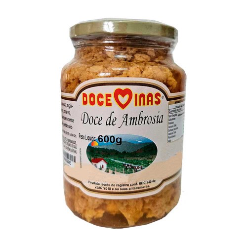 Ambrosia 600 g - Doce Minas