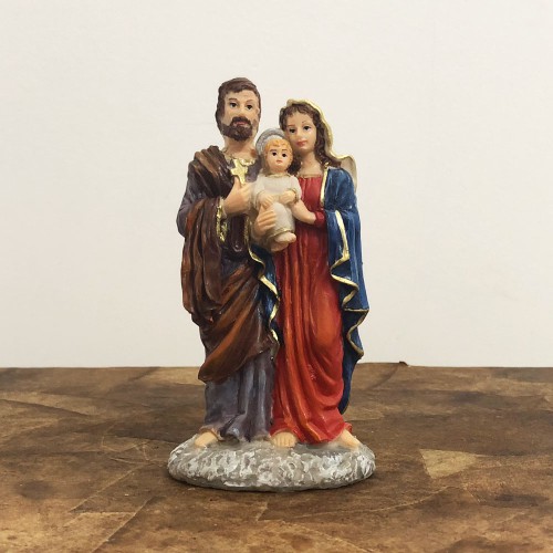 Imagem da Sagrada Família em Resina - 15 cm - Modelo JM
