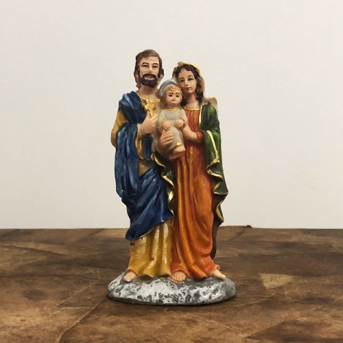 Imagem da Sagrada Família em Resina - 15 cm - Modelo JA
