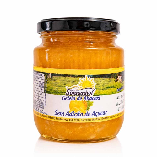 Geleia Diet de Abacaxi  - 270g - Fazenda Sonnenhof