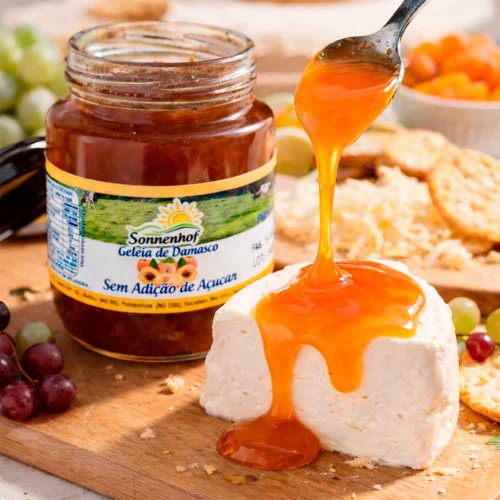 Geleia Diet de Damasco - 270g - Fazenda Sonnenhof