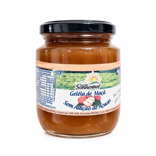 Geleia Diet de Maçã  - 200g - Fazenda Sonnenhof