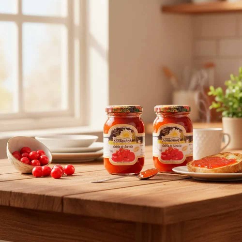 Geleia Extra de Acerola - 320g - Fazenda Sonnenhof