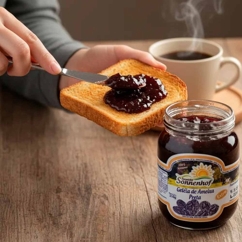 Geleia Extra de Ameixa Preta - 310g - Fazenda Sonnenhof