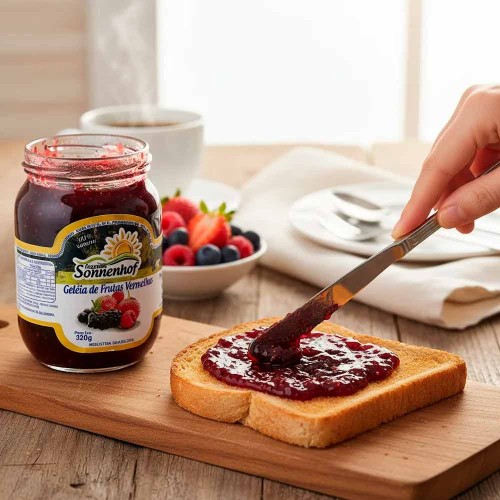 Geleia de Frutas Vermelhas - 320g - Fazenda Sonnenhof
