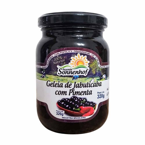 Geleia Extra de Jabuticaba com Pimenta - 320g - Fazenda Sonnenhof