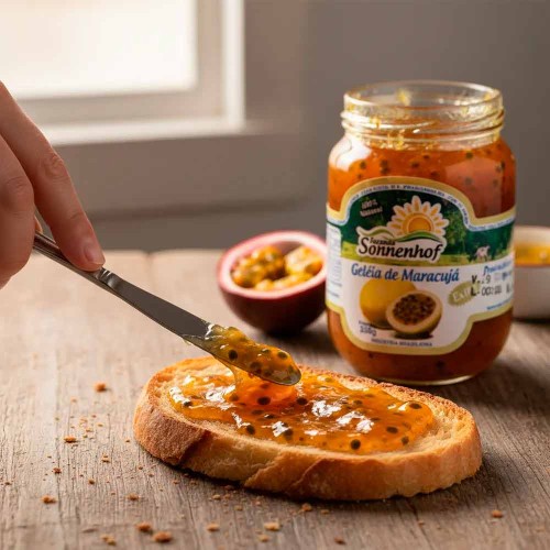 Geleia Extra de Maracujá - 330g - Fazenda Sonnenhof