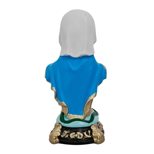 Imagem Infantil de Nossa Senhora das Graças sem Medalha em Borracha Inquebrável - 15 cm