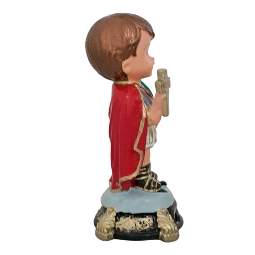 Imagem Infantil de Santo Expedito em Borracha Inquebrável - 15 cm