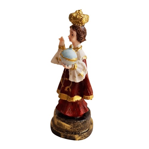 Imagem do Menino Jesus de Praga em Resina - 9 cm