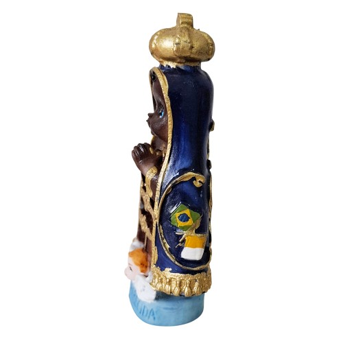 Imagem Infantil de Nossa Senhora Aparecida em Resina - 8 cm