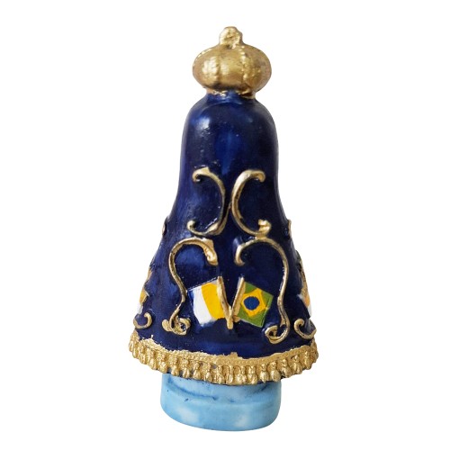 Imagem Infantil de Nossa Senhora Aparecida em Resina - 8 cm