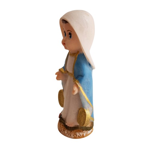Imagem Infantil de Nossa Senhora das Graças em Resina - 8 cm