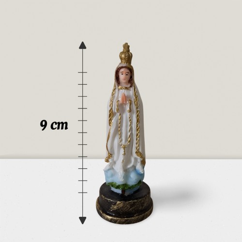 Imagem de Nossa Senhora de Fátima em Resina - 9 cm