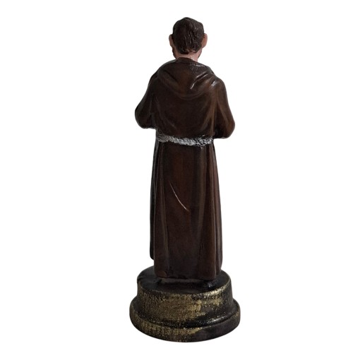 Imagem de São Padre Pio em Resina - 9 cm