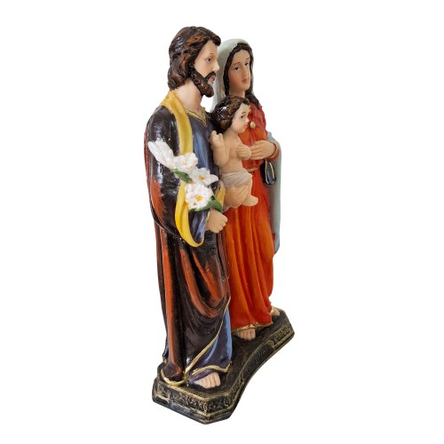 Imagem da Sagrada Família em Resina - 20 cm 