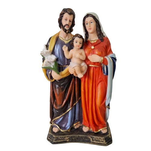 Imagem da Sagrada Família em Resina - 20 cm 