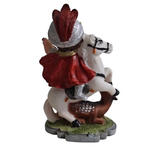 Imagem Infantil de São Jorge em Resina - 8 cm
