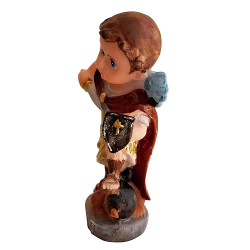 Imagem Infantil de São Miguel Arcanjo em Resina - 7 cm