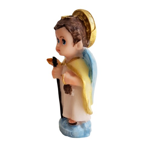 Imagem Infantil de São Rafael Arcanjo em Resina - 7 cm