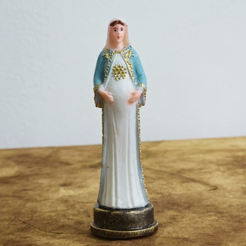 Imagem de Nossa Senhora do Ó em Resina - Nossa Senhora Grávida - 9 cm