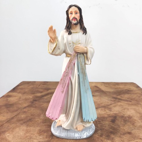 Imagem de Jesus Misericordioso em Resina - 20 cm