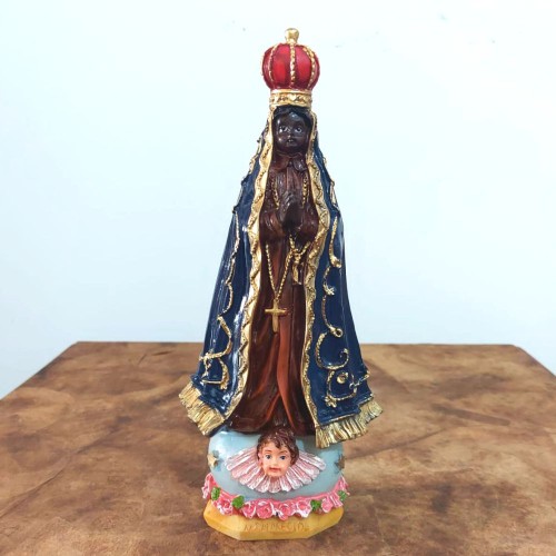 Imagem de Nossa Senhora Aparecida em Resina - 20 cm