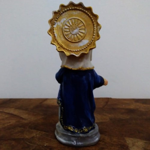 Imagem Infantil do Sagrado Coração de Maria em Resina - 15 cm