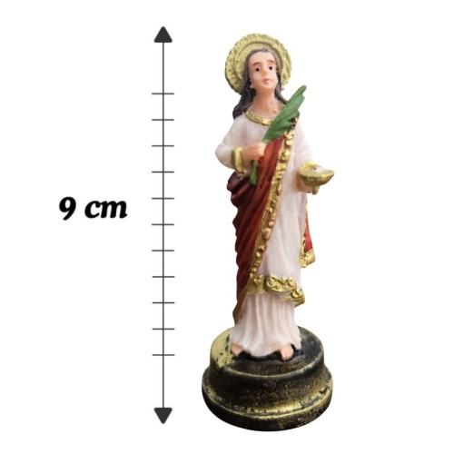 Imagem de Santa Luzia em Resina - 9 cm