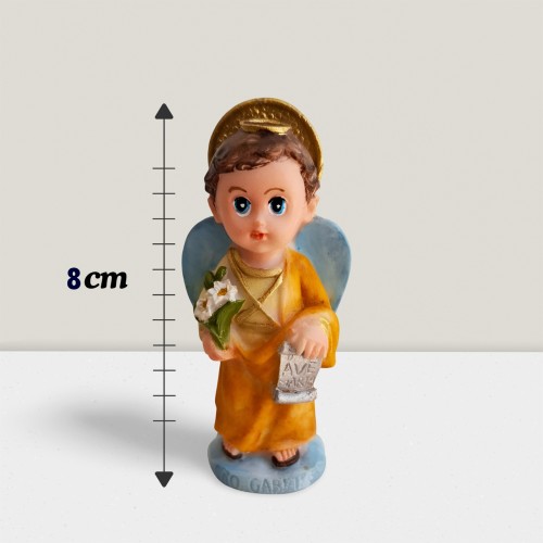 Imagem Infantil de São Gabriel Arcanjo em Resina - 7 cm