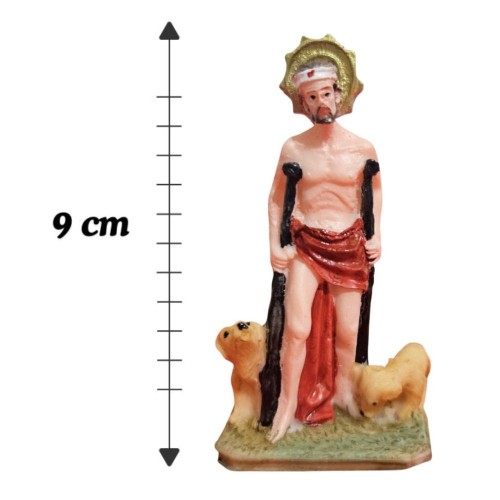 Imagem de São Lázaro em Resina - 9 cm