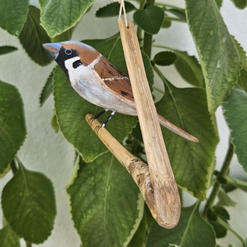 Pássaro de Madeira Pardal