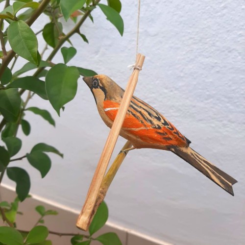 Pássaro de Madeira Pardal