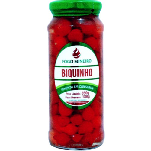 Conserva de Pimenta Biquinho 180g - Fogo Mineiro