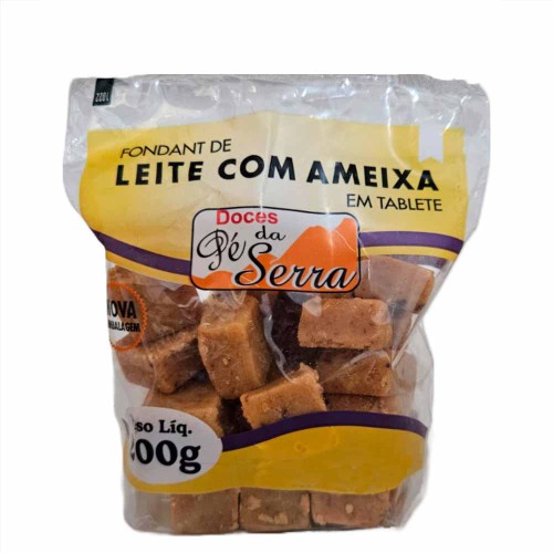 Saquinho de Doce de Leite com Ameixa 200g - Doces Pé da Serra