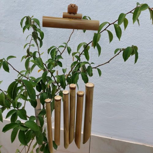 Sino dos Ventos de Bambu - Modelo Passarinho