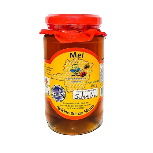 Vidro de Mel Silvestre 450g - Apiário Sul de Minas