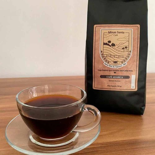 Café Especial Mundo Novo Moído 100% Arábica 250g - Minas Santa Café