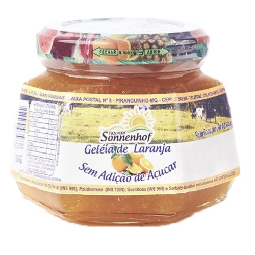 Geleia Diet de Laranja - 270g - Fazenda Sonnenhof