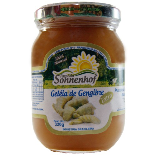 Geleia Extra de Gengibre - 320g - Fazenda Sonnenhof
